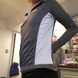 Grey athletic sweatshirt